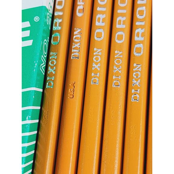 Dixon Oriole #287 #287 24 Pencils Crayons #2/HB Made USA x2 Boxes Vintage - Picture 5 of 10
